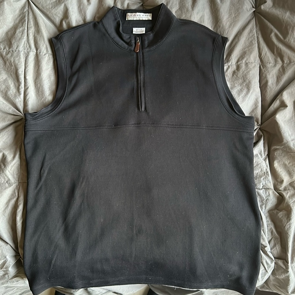 MARTIN Golf Gray Sleeveless Sweater Vest